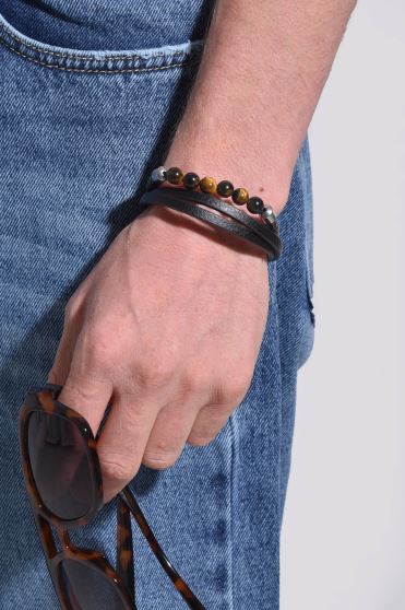 دستبند چرمی