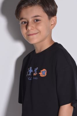 تیشرت آستین کوتاه چاپی