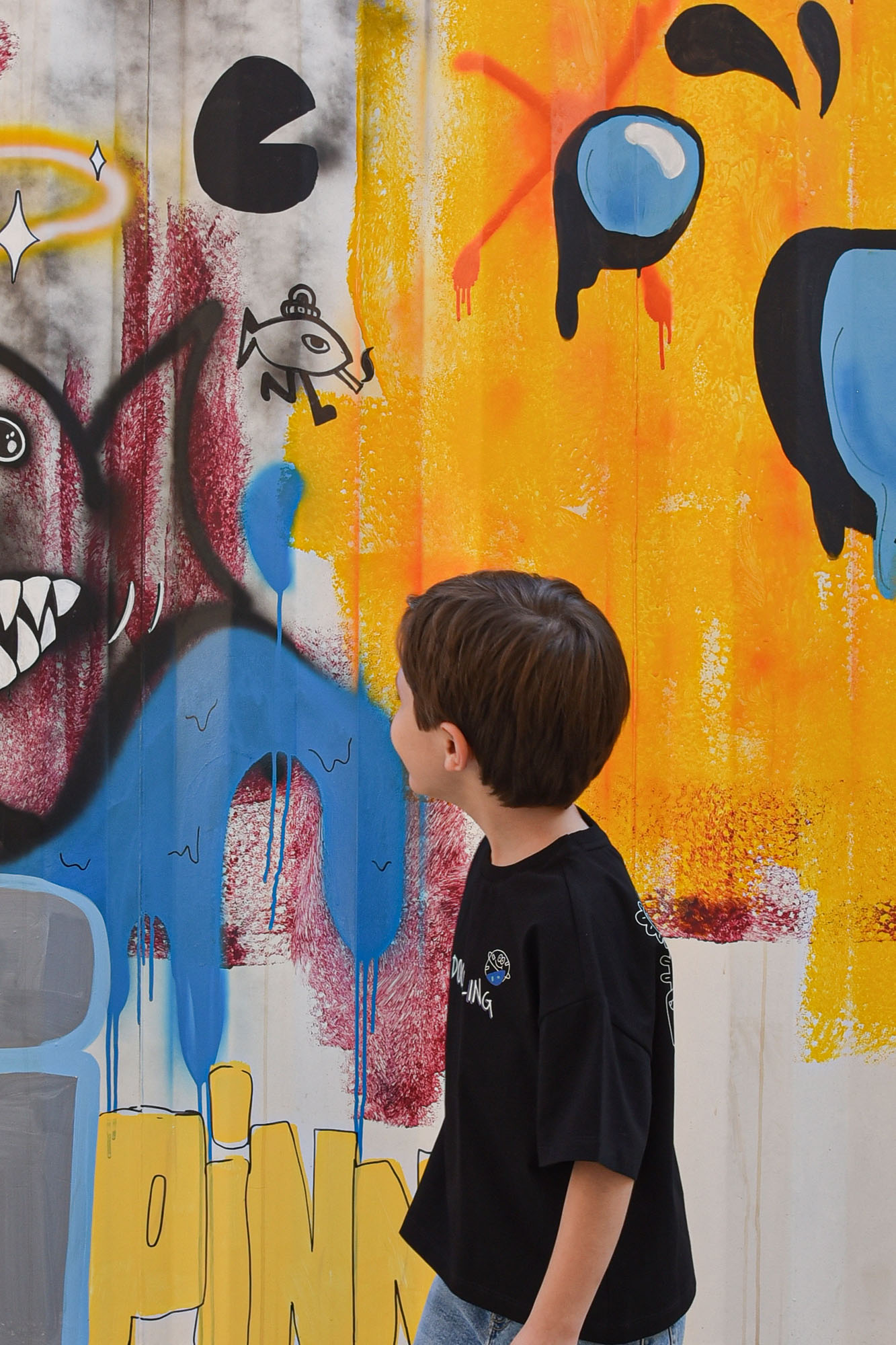 تیشرت آستین کوتاه چاپی