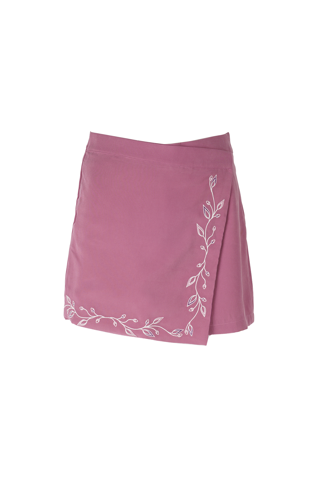 شلوارک پارچه ای گلدوزی