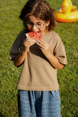 تیشرت آستین کوتاه چاپی