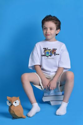 تیشرت آستین کوتاه چاپی