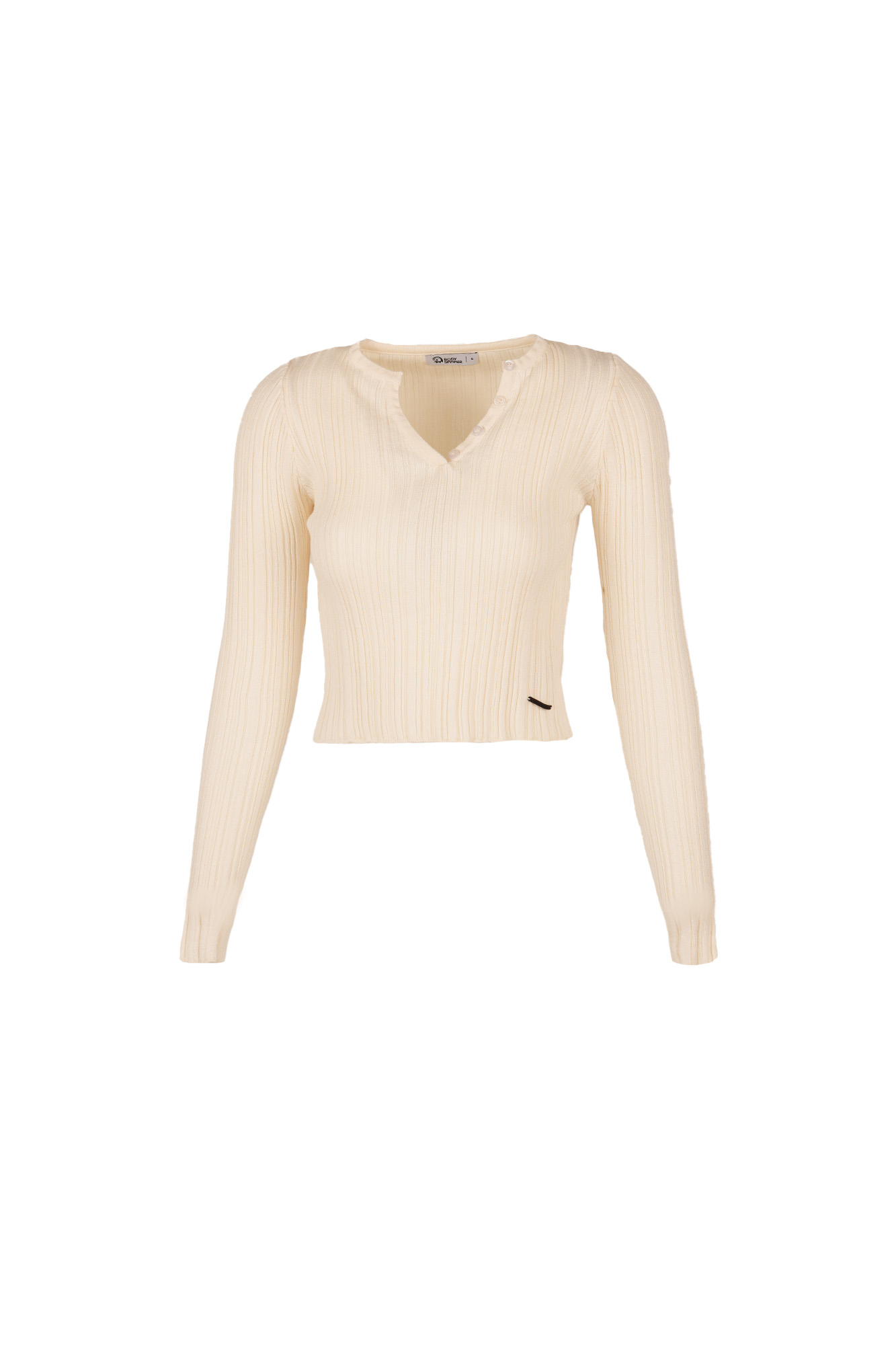 بافت آستین بلند ساده