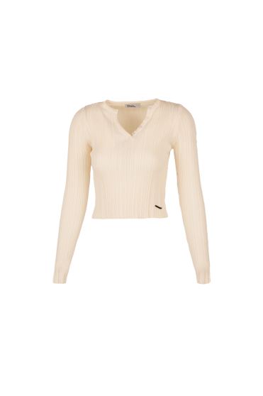 بافت آستین بلند ساده بافت آستین بلند ساده