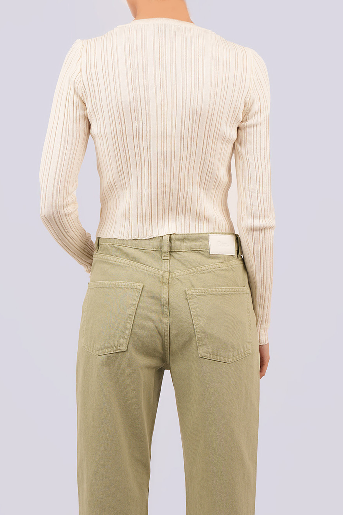 بافت آستین بلند ساده