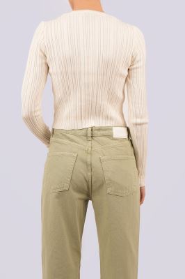 بافت آستین بلند ساده