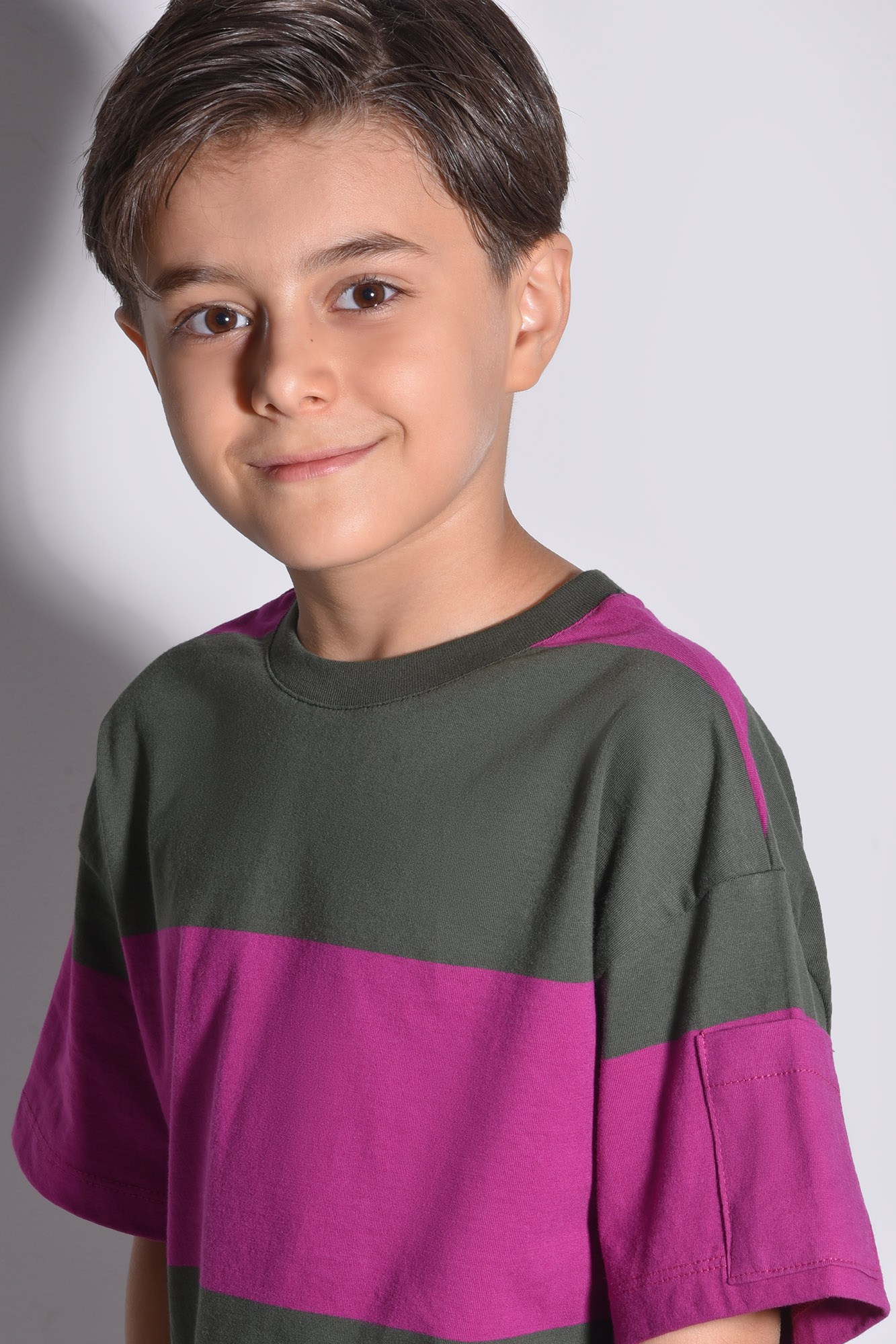 تیشرت آستین کوتاه راه راه