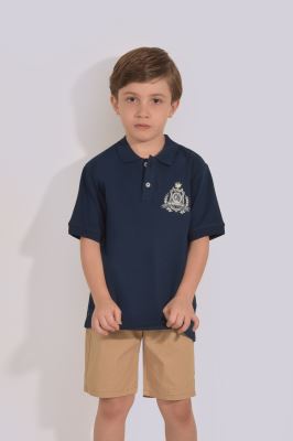 پولوشرت آستین کوتاه گلدوزی