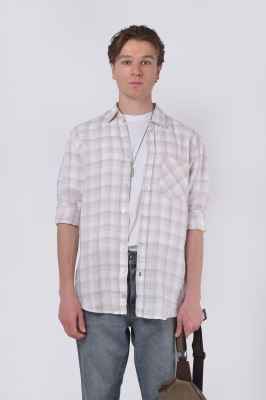 پیراهن آستین بلند لینن