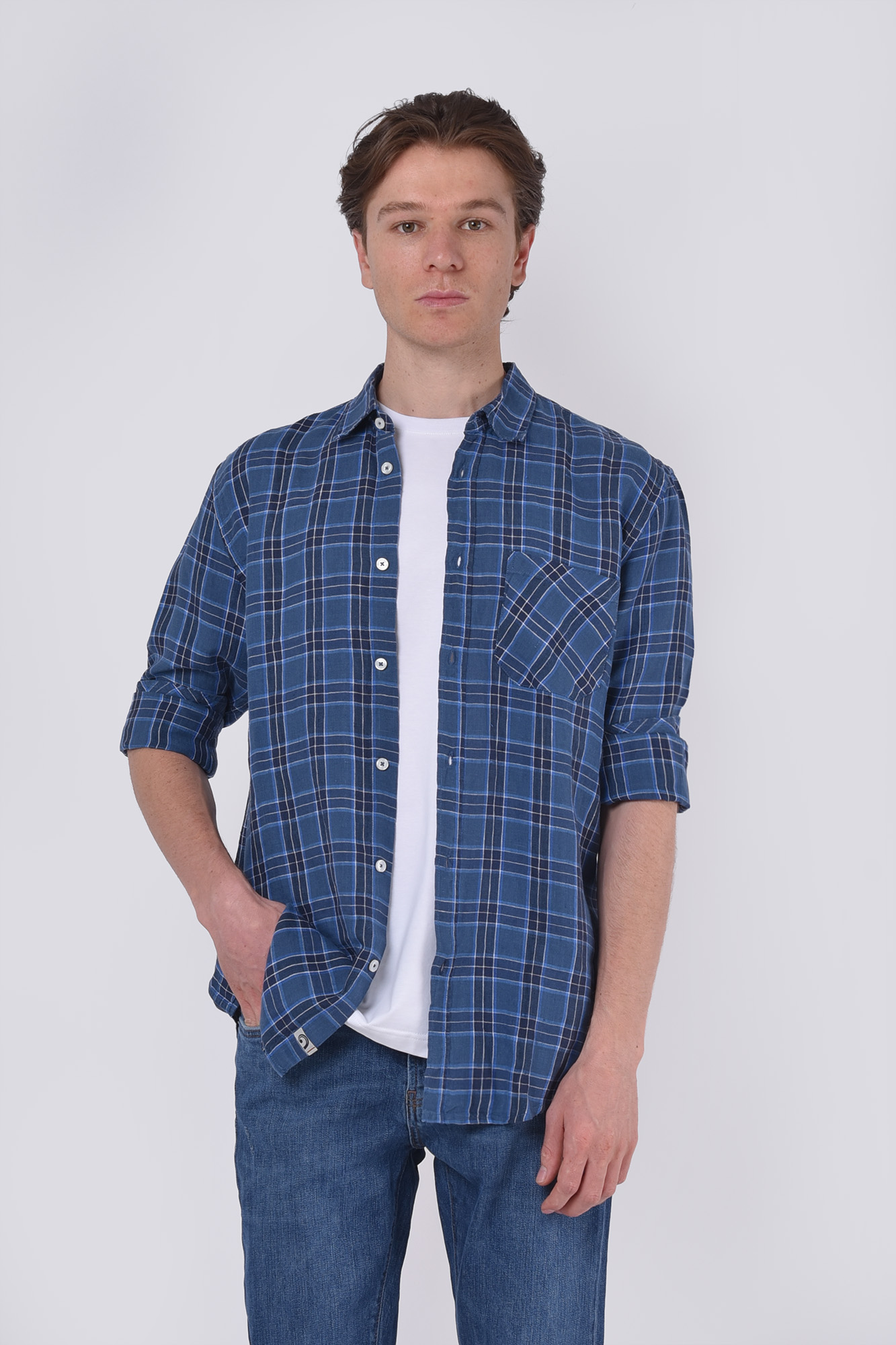 پیراهن آستین بلند لینن