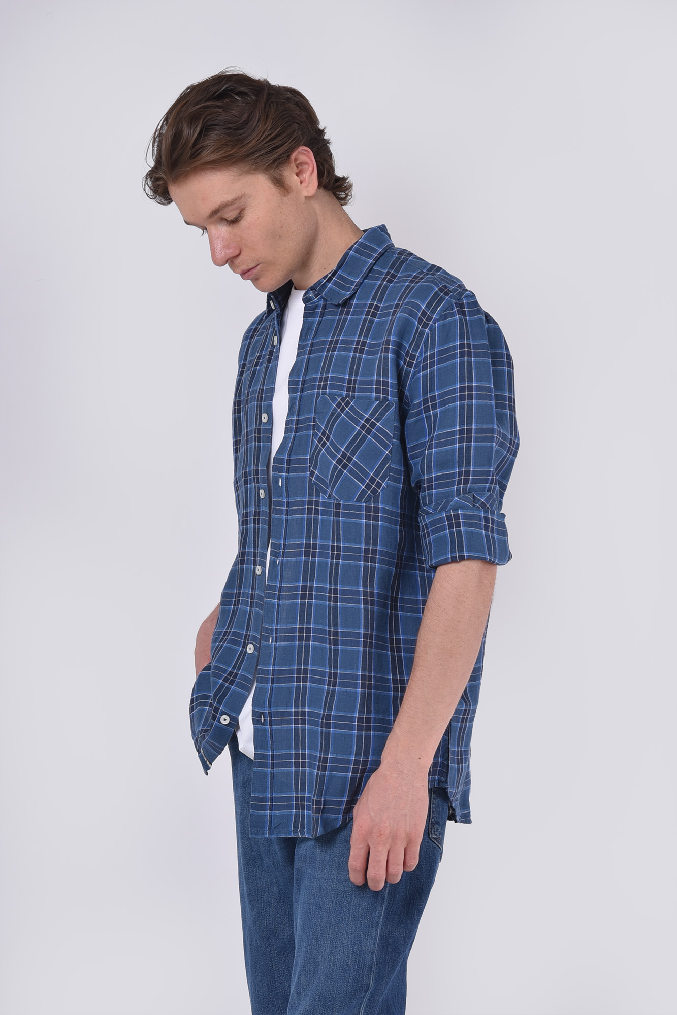 پیراهن آستین بلند لینن