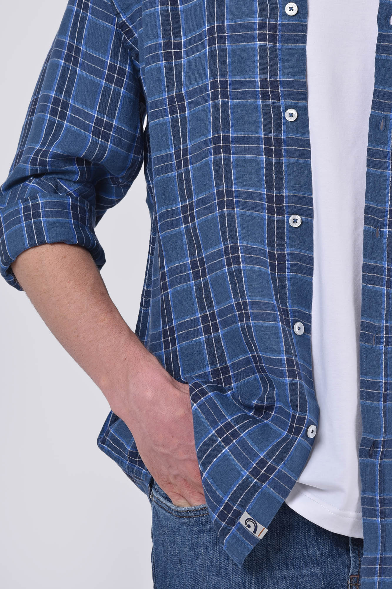 پیراهن آستین بلند لینن