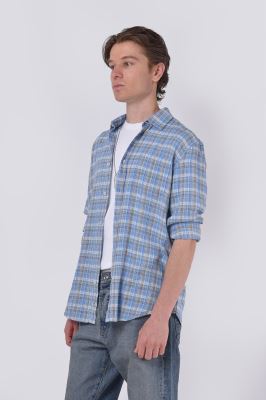 پیراهن آستین بلند لینن