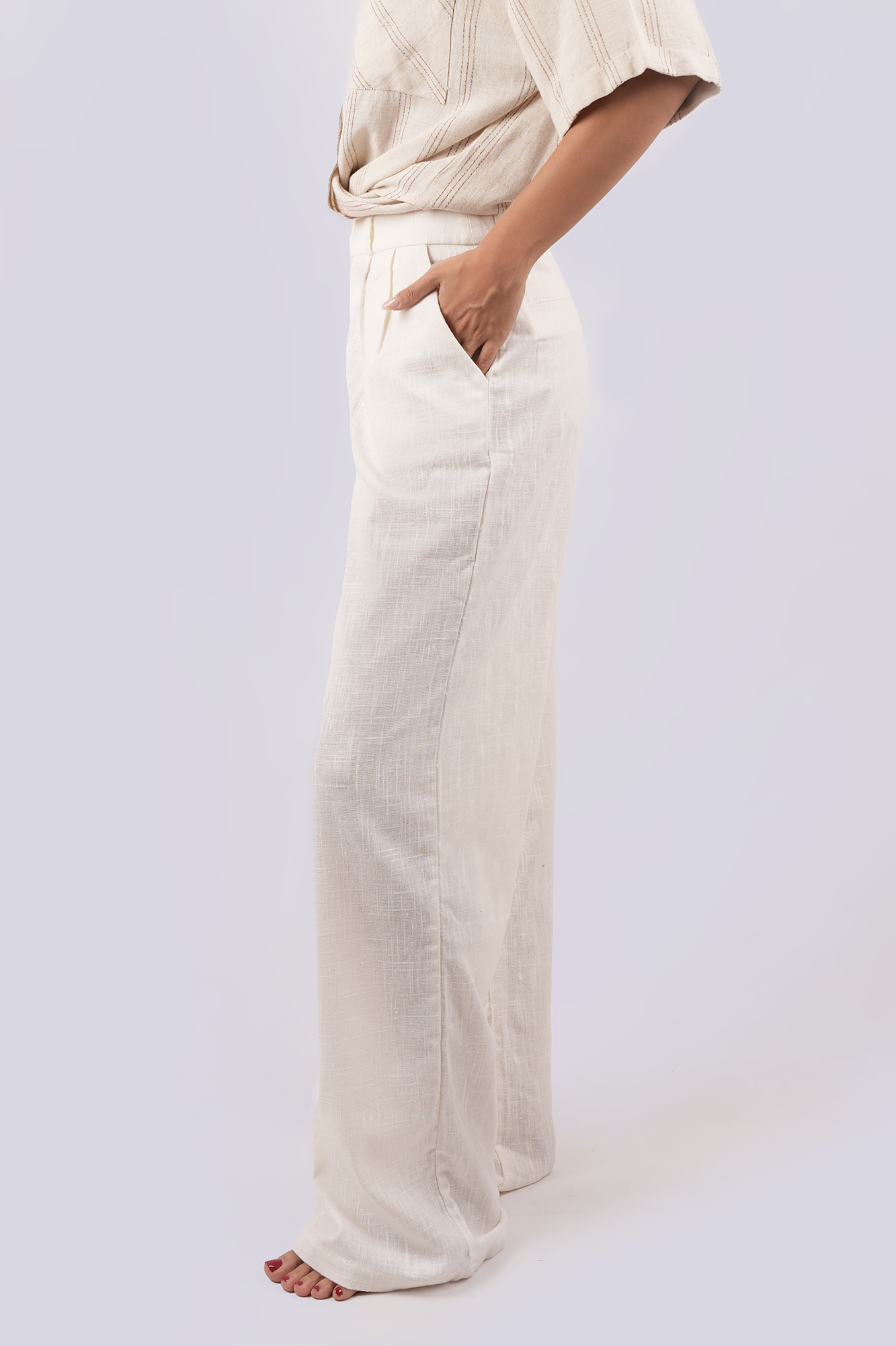 شلوار پارچه ای لینن