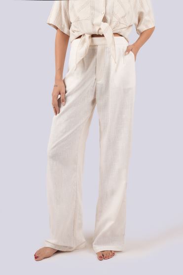 شلوار پارچه ای لینن