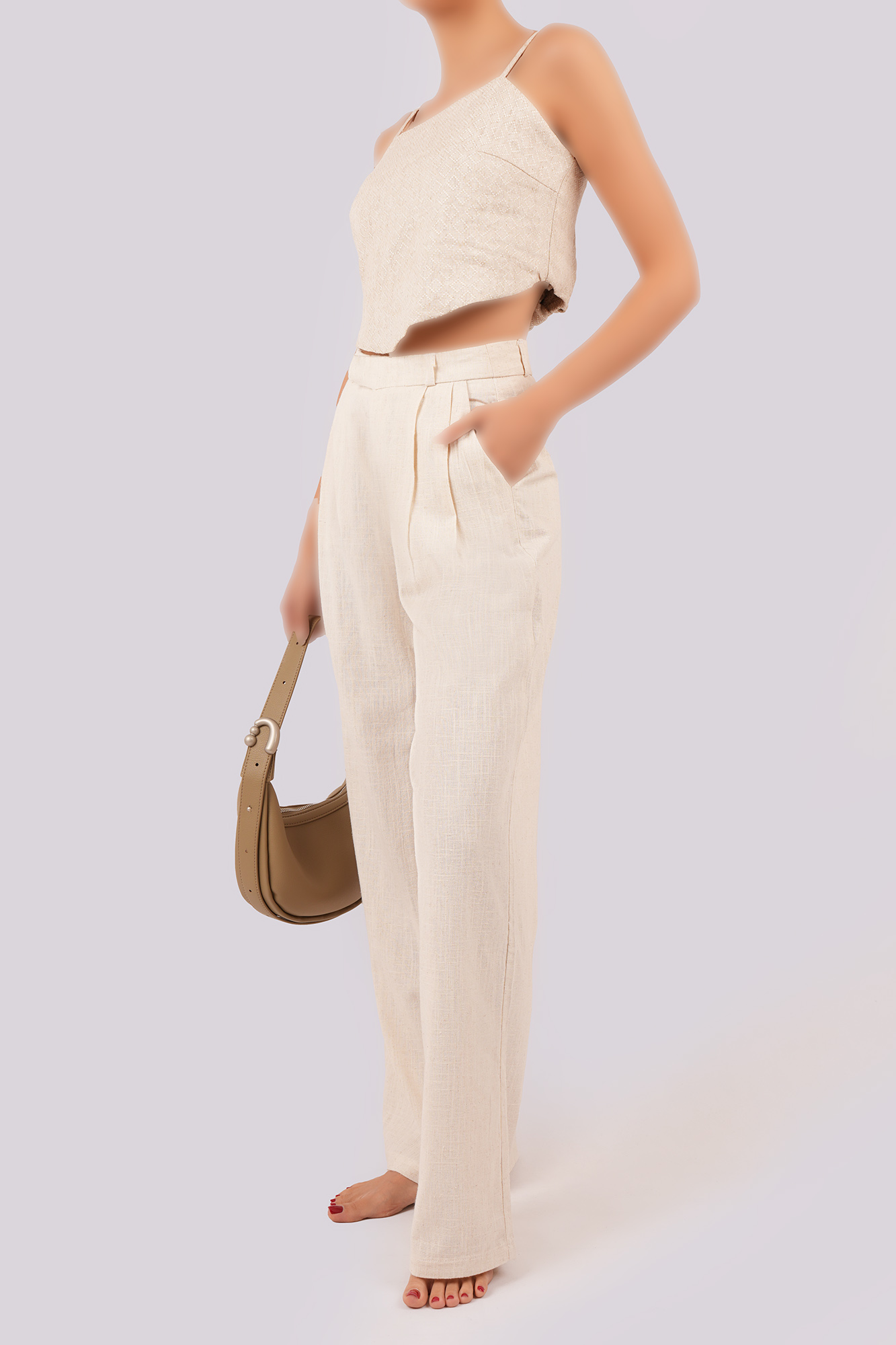 شلوار پارچه ای لینن