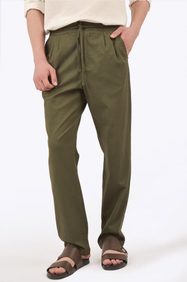 شلوار پارچه ای لینن