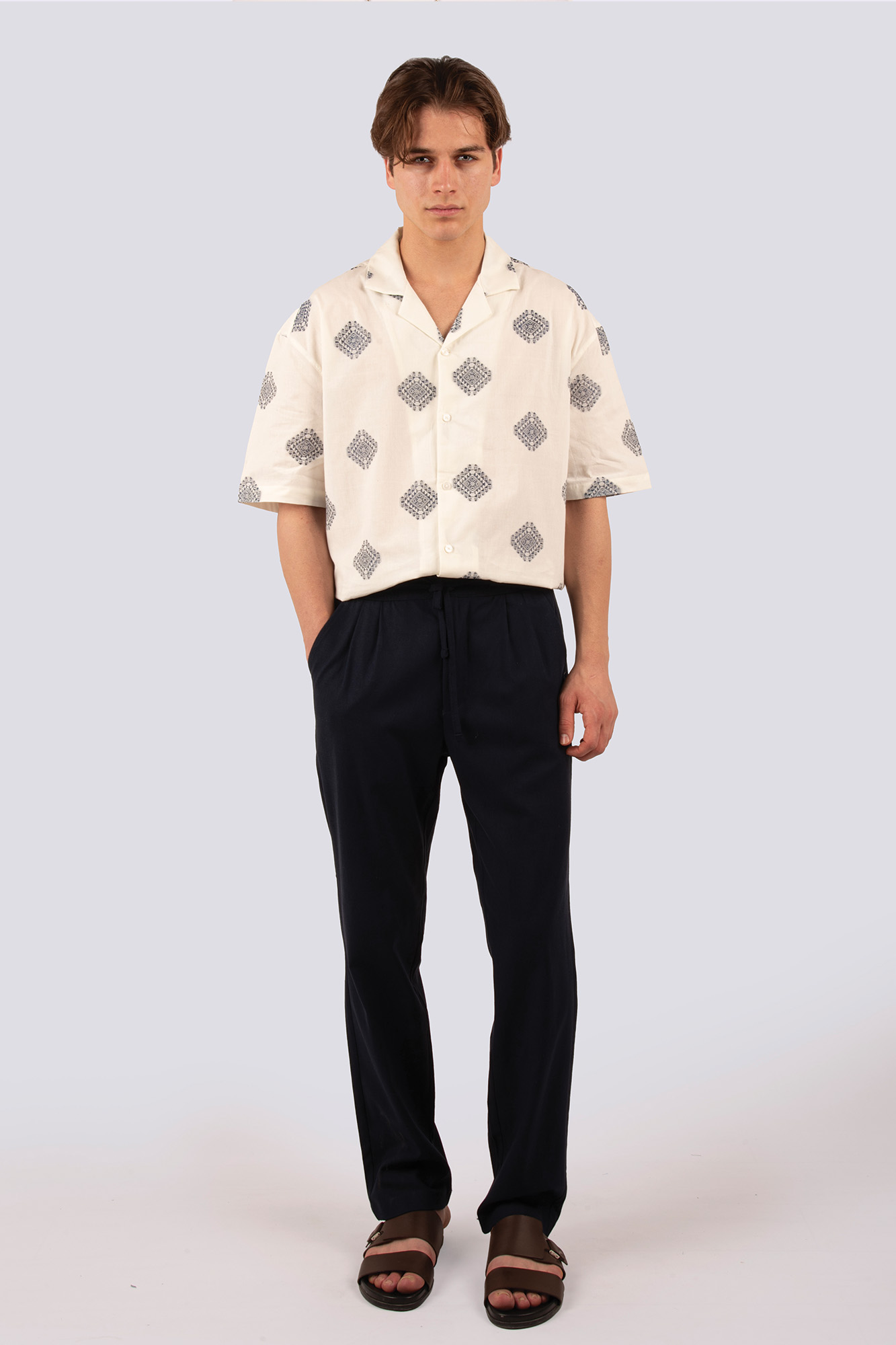 شلوار پارچه ای لینن