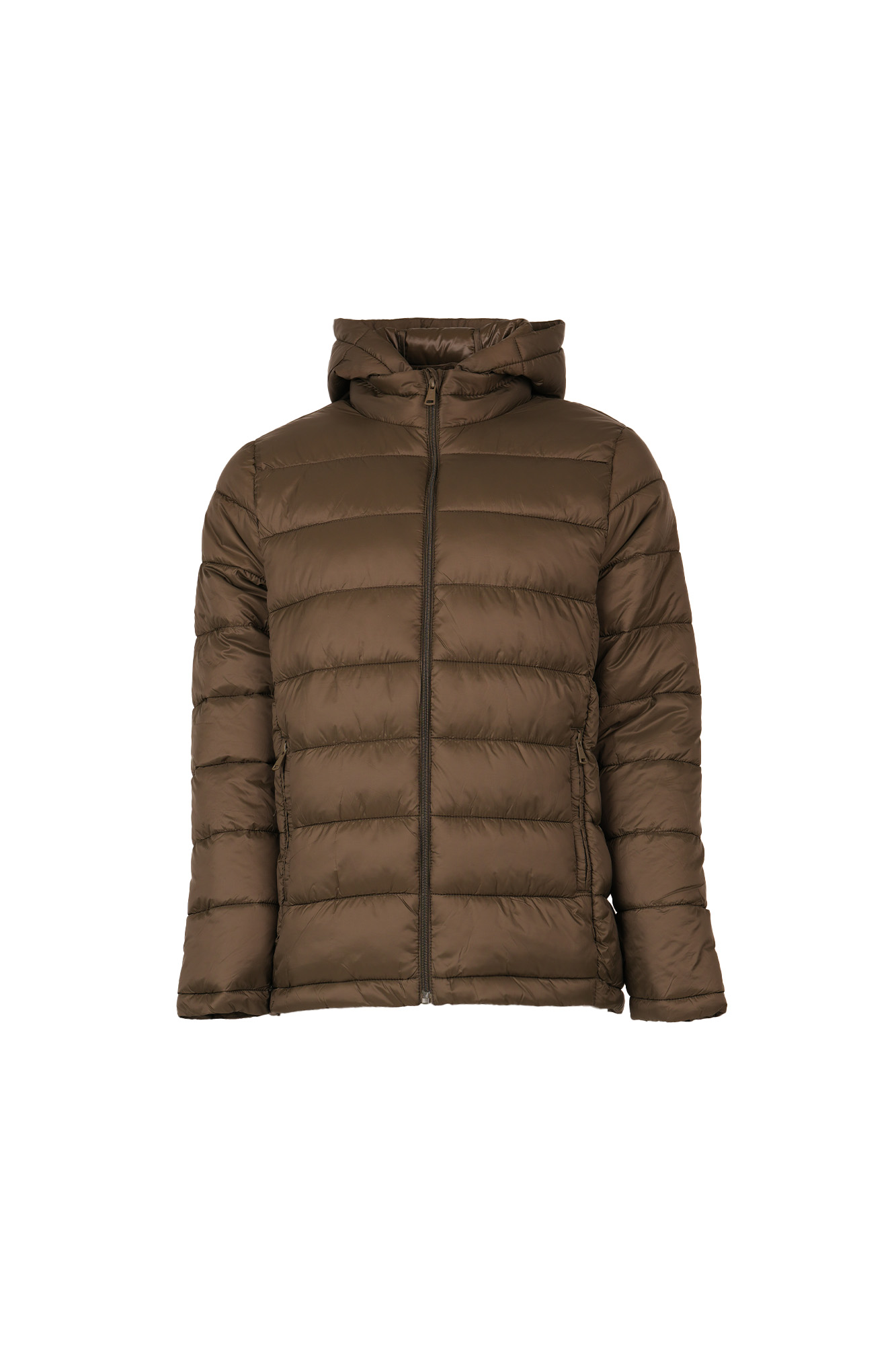 کاپشن کوتاه کلاهدار