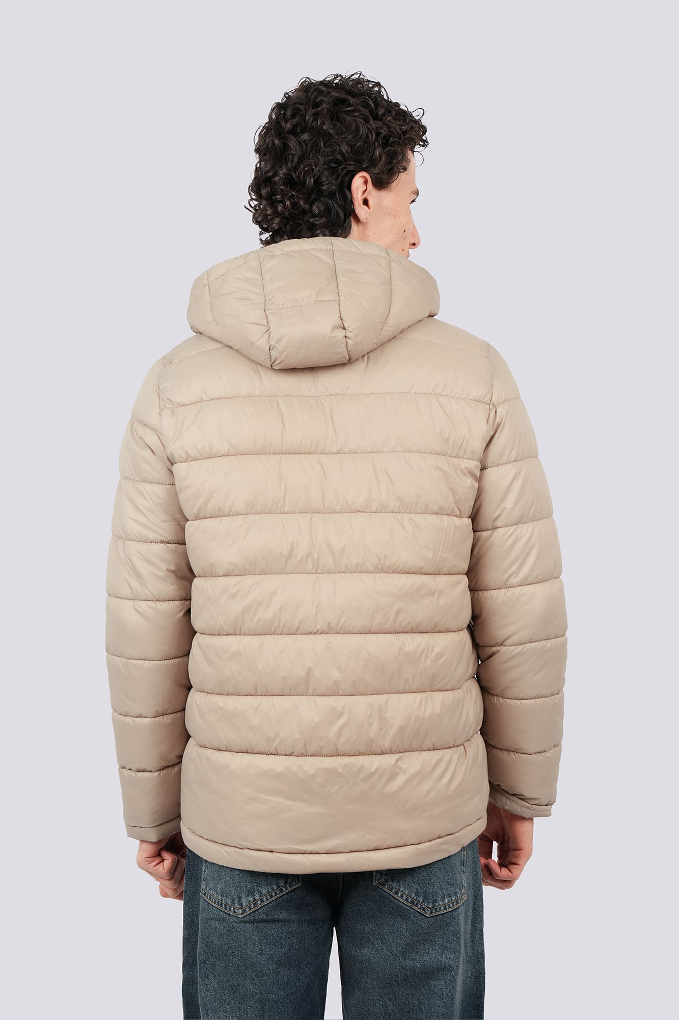 کاپشن کوتاه کلاهدار