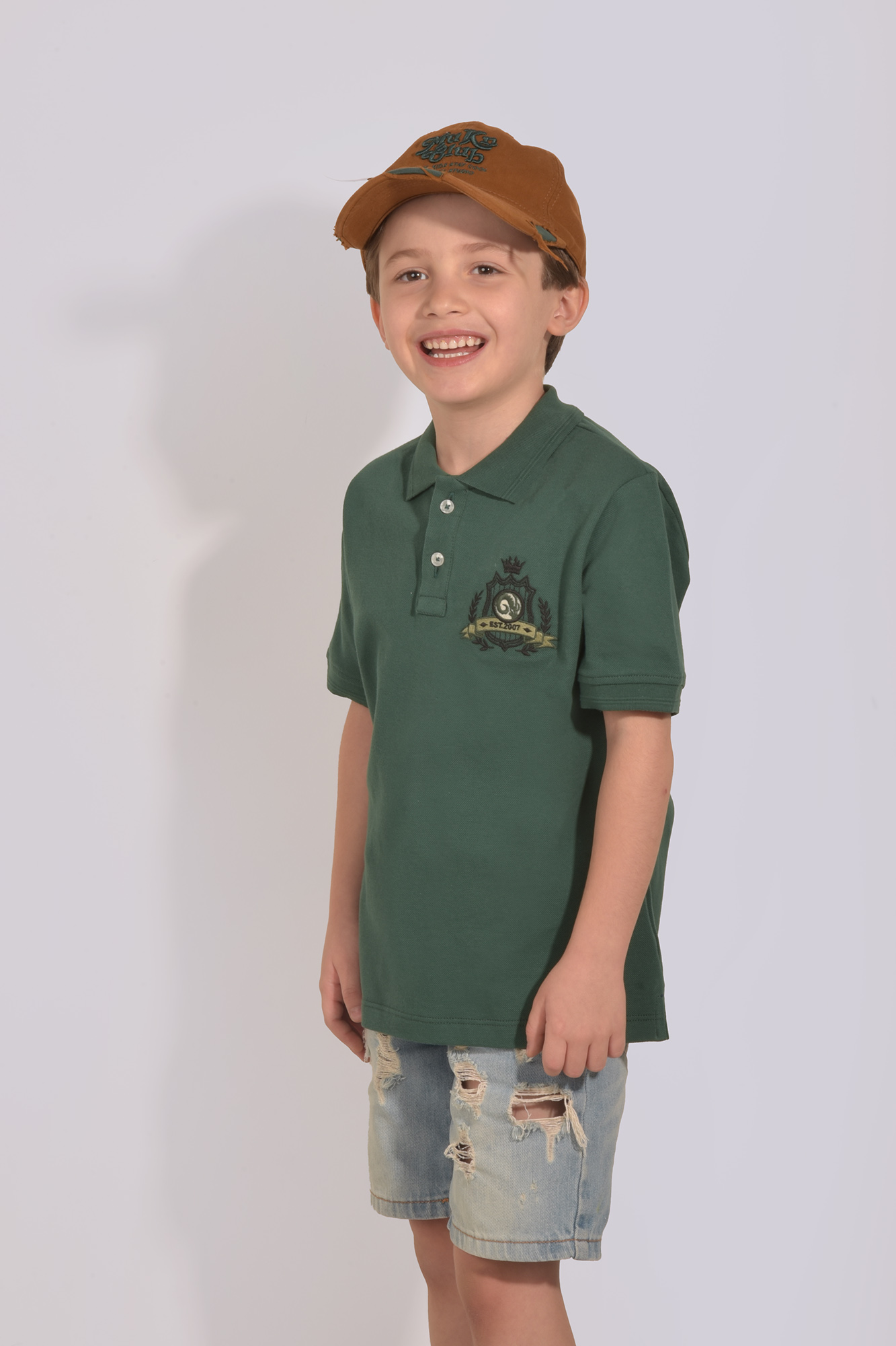 پولوشرت آستین کوتاه گلدوزی