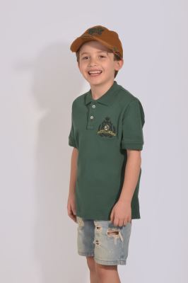 پولوشرت آستین کوتاه گلدوزی