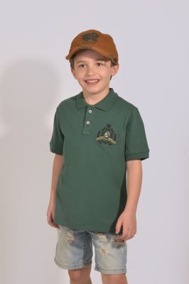 پولوشرت آستین کوتاه گلدوزی