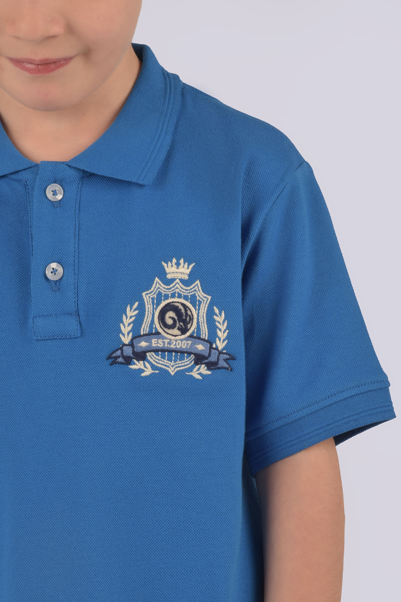 پولوشرت آستین کوتاه گلدوزی