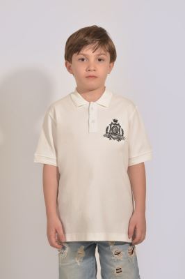 پولوشرت آستین کوتاه گلدوزی