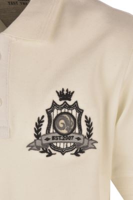 پولوشرت آستین کوتاه گلدوزی