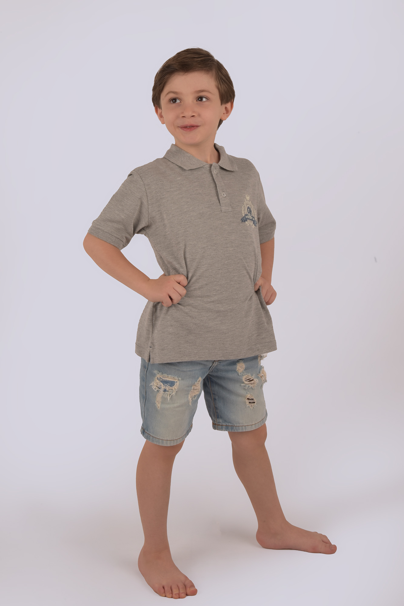 پولوشرت آستین کوتاه گلدوزی