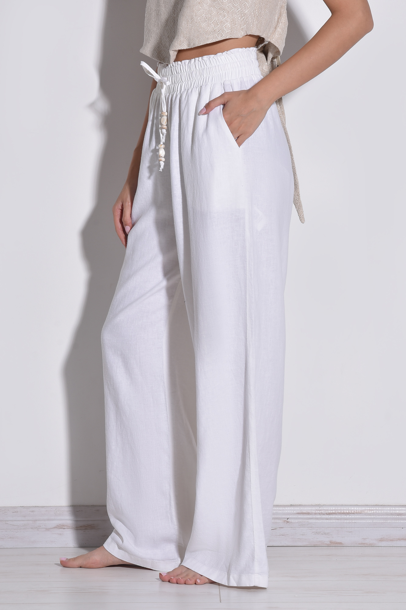 شلوار پارچه ای لینن