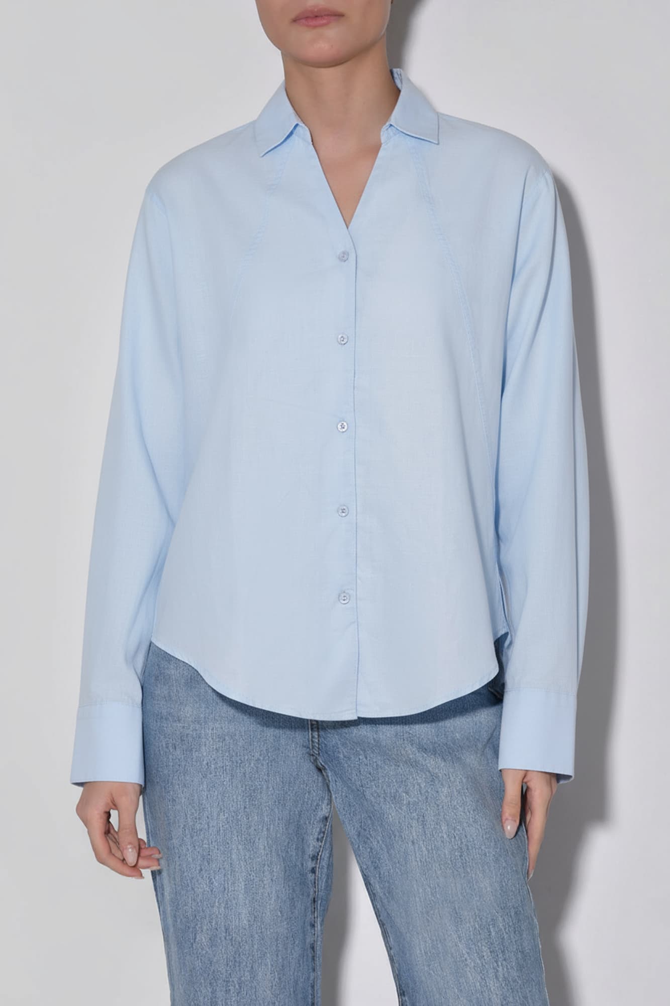 شومیز آستین بلند ساده زنانه