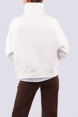 سوئیشرت نیم زیپ گلدوزی