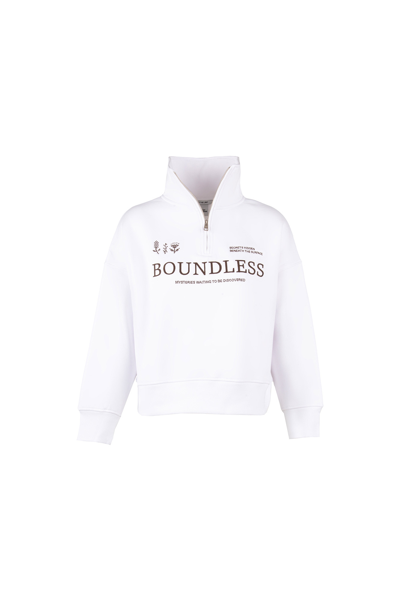 سوئیشرت نیم زیپ گلدوزی