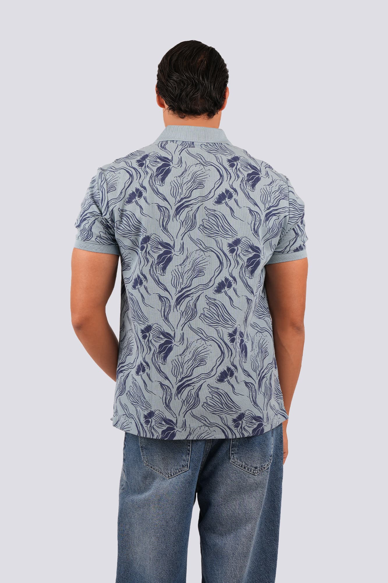 پولوشرت آستین کوتاه طرحدار