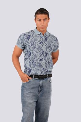 پولوشرت آستین کوتاه طرحدار