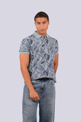 پولوشرت آستین کوتاه طرحدار