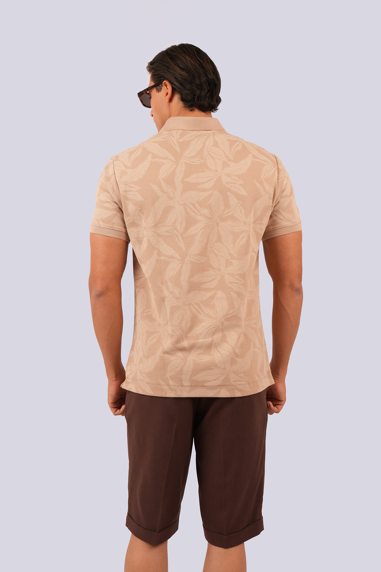 پولوشرت آستین کوتاه طرحدار