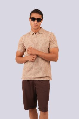 پولوشرت آستین کوتاه طرحدار