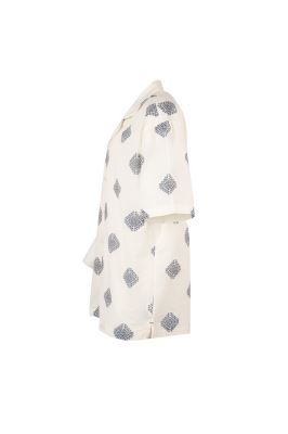 پیراهن آستین کوتاه لینن