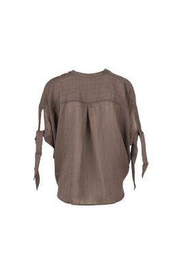 بلوز آستین کوتاه ساده