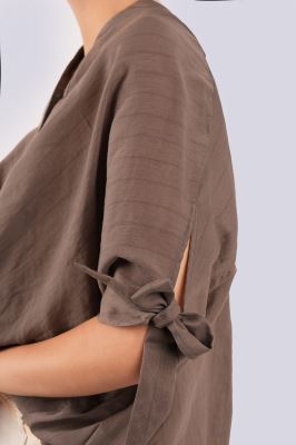 بلوز آستین کوتاه ساده