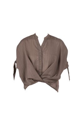 بلوز آستین کوتاه ساده