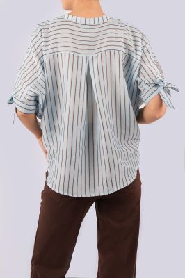 بلوز آستین کوتاه ساده