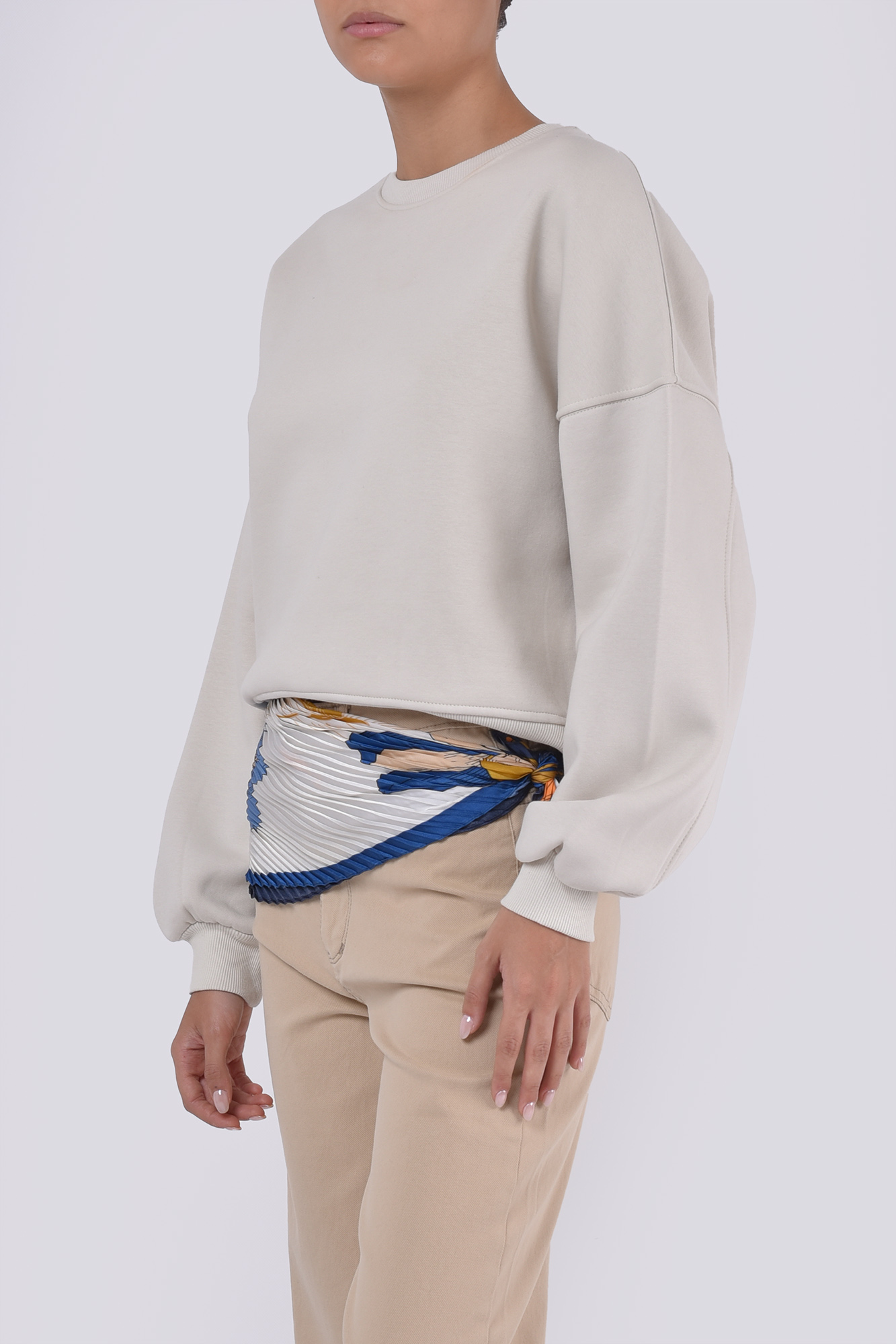 سوئیشرت یقه گرد ساده