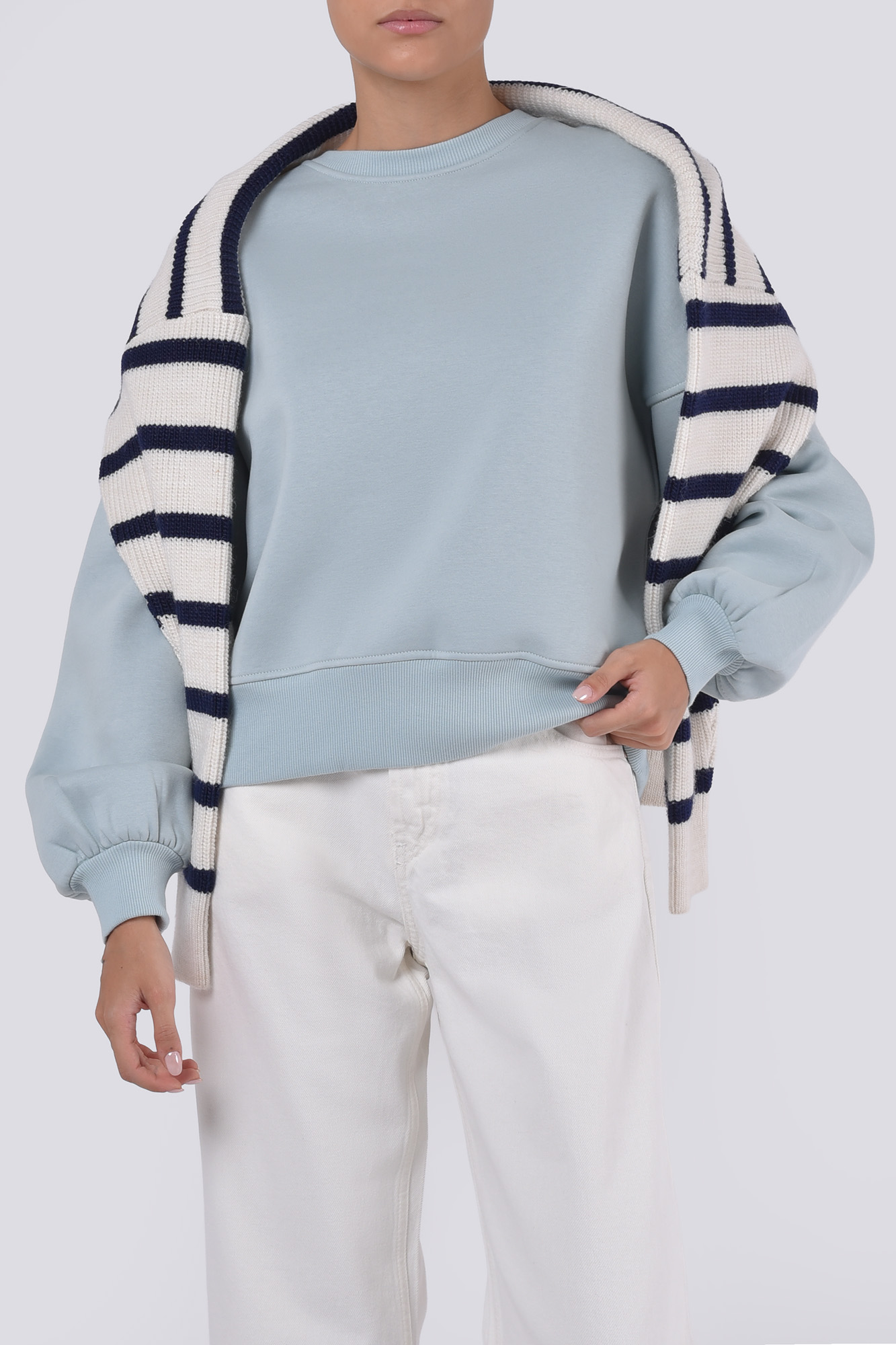 سوئیشرت یقه گرد ساده