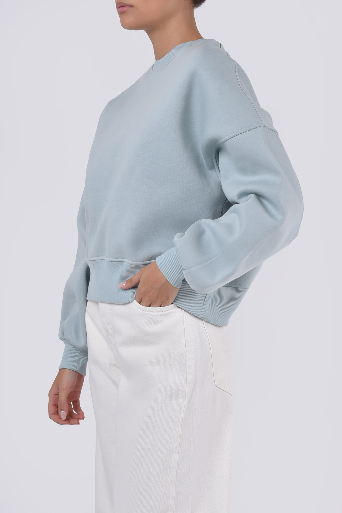 سوئیشرت یقه گرد ساده