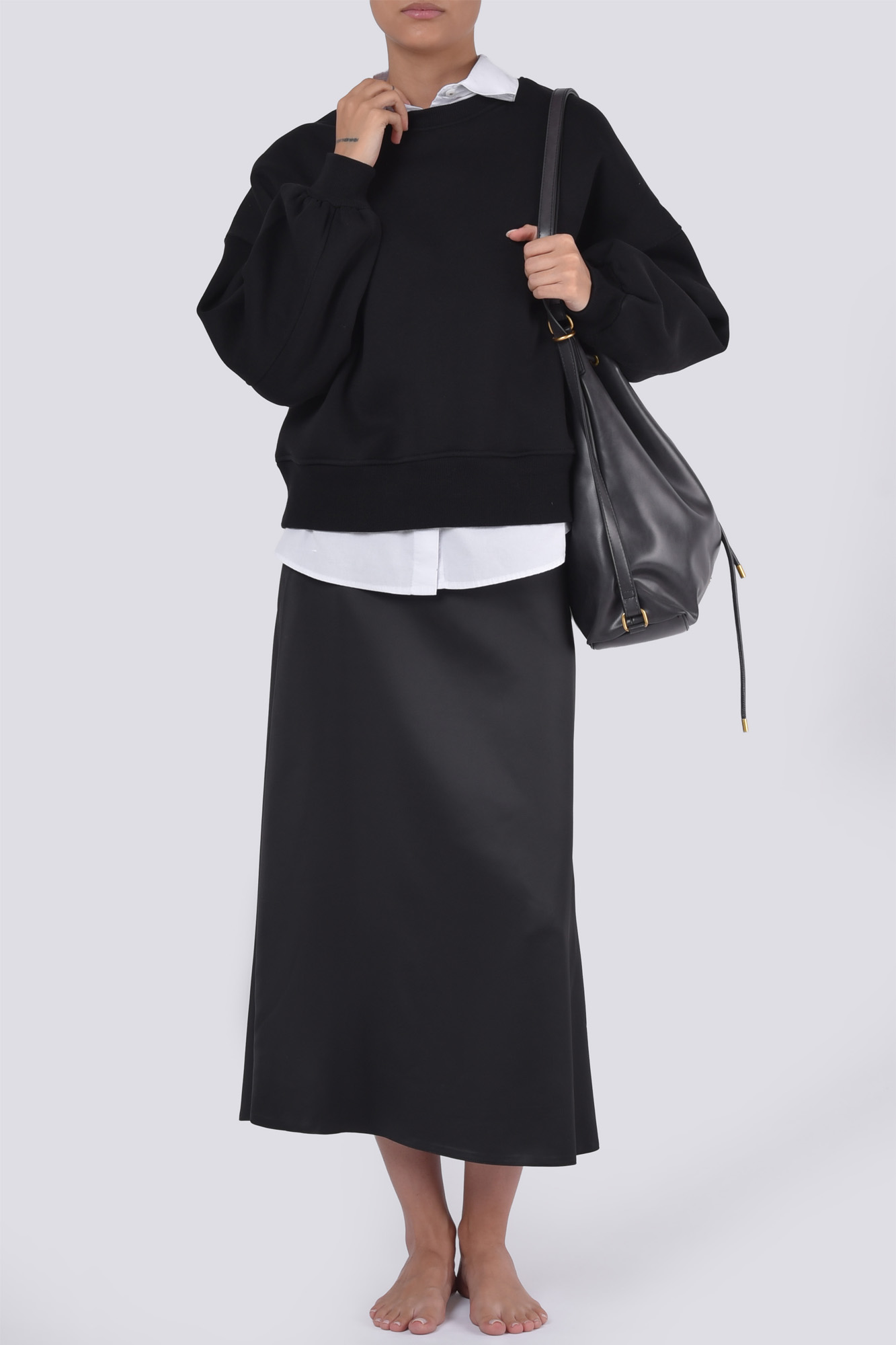 سوئیشرت یقه گرد ساده