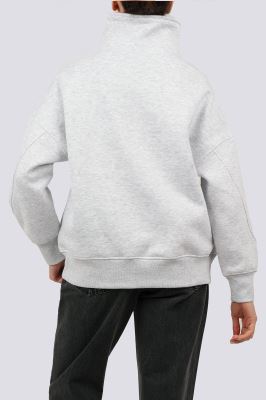 سوئیشرت نیم زیپ گلدوزی